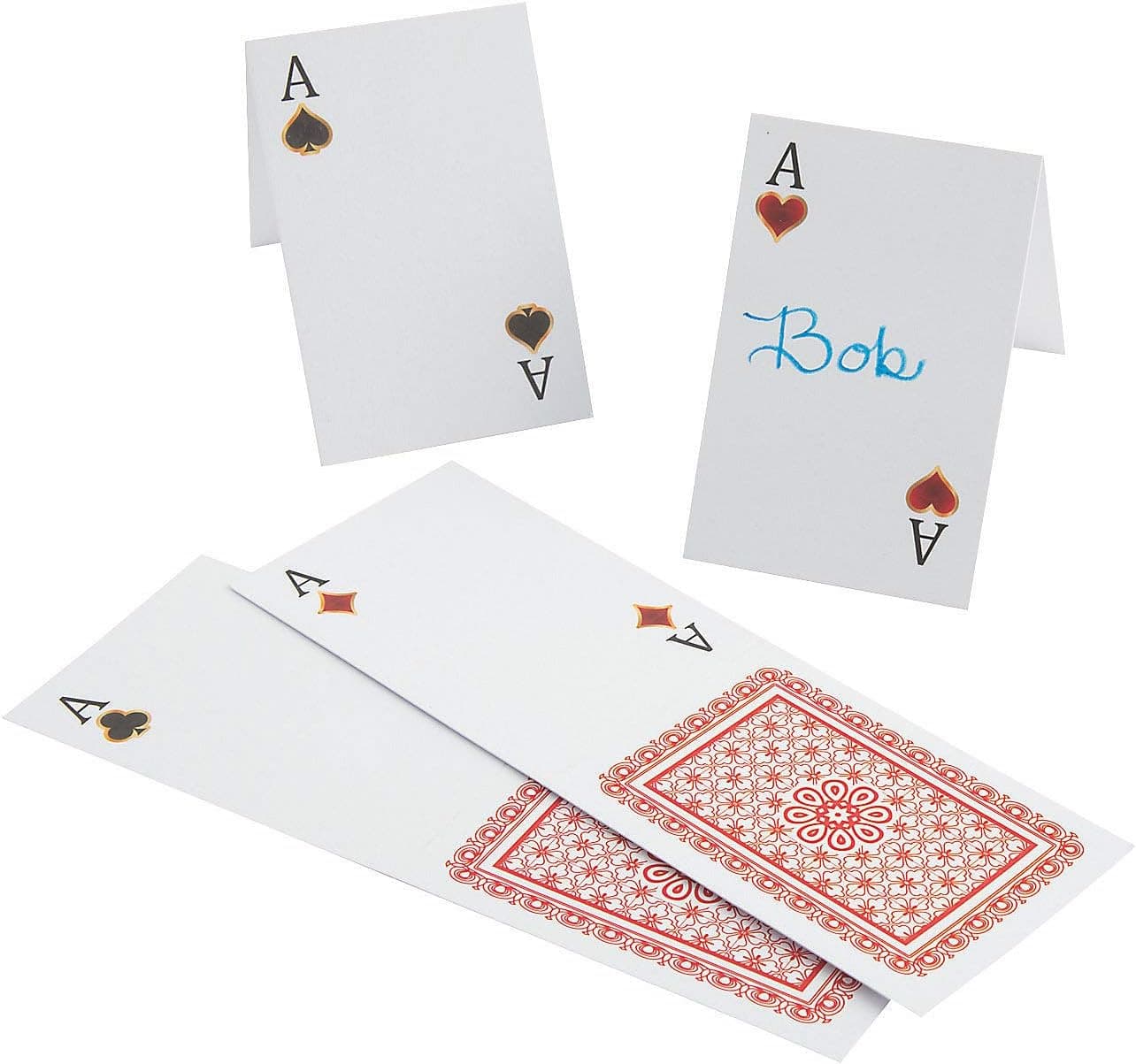 CASINO NIGHT PLACE CARDS - Party Supplies - 50 Pieces