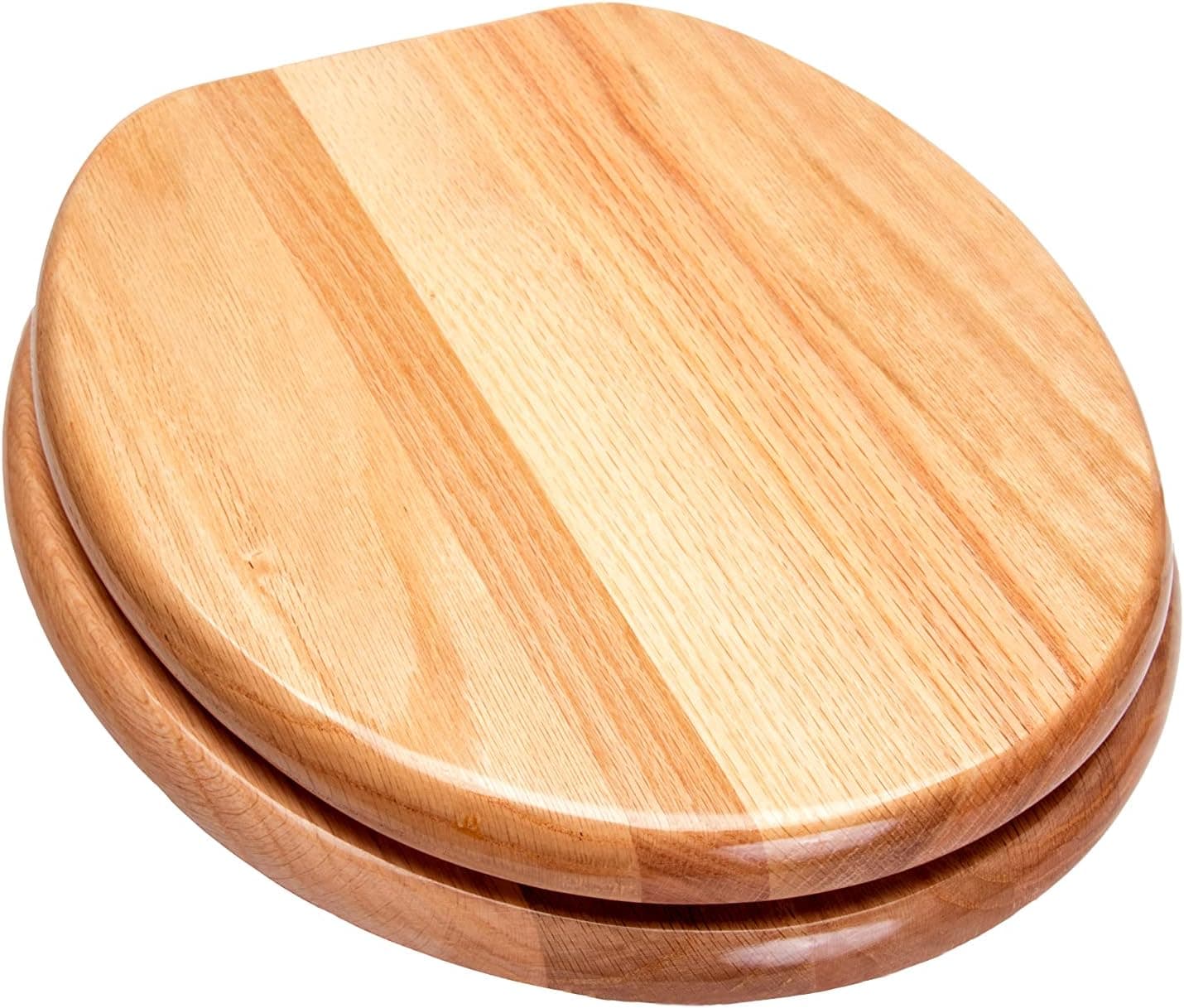Solid Wood Seat-Natural Oak Finish