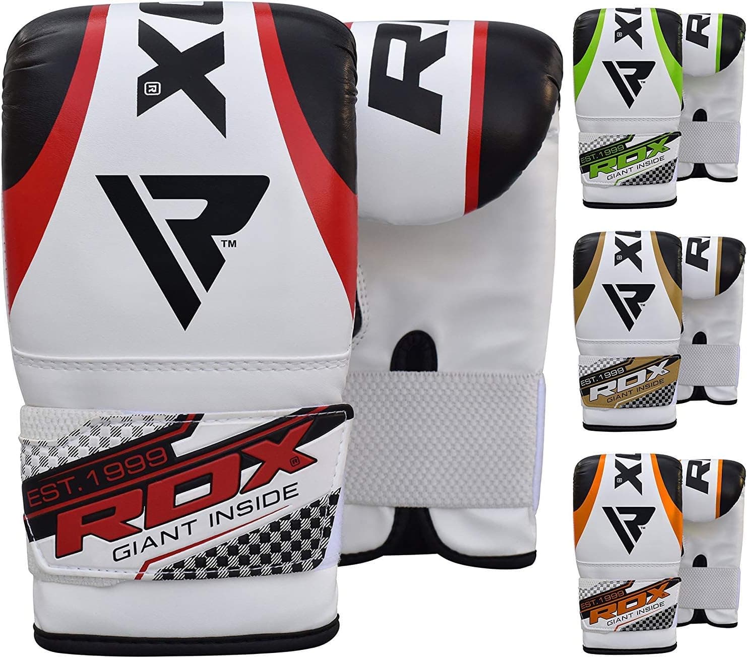 RDX Boxing Gloves Maya Hide Leather Heavy Punch Speed Bag Gloves MMA Punching Mitts Kickboxing Sparring Muay Thai Martial Arts