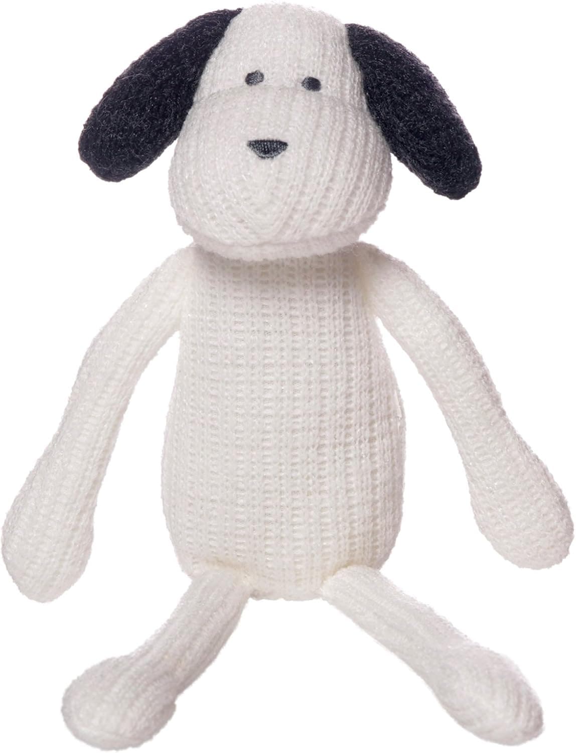 Manhattan Toy Daisy Knit Fabric Dog Stuffed Animal, 5"