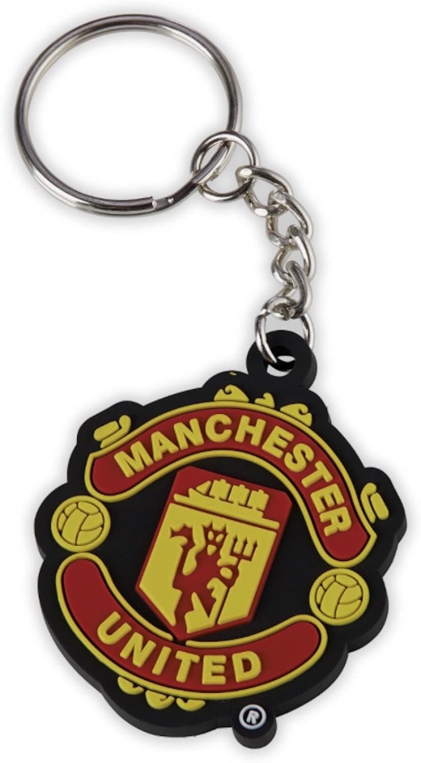 Manchester United FC Crest Keyring Keychain - Official, Licensed Product - Great Man Utd Souvenir