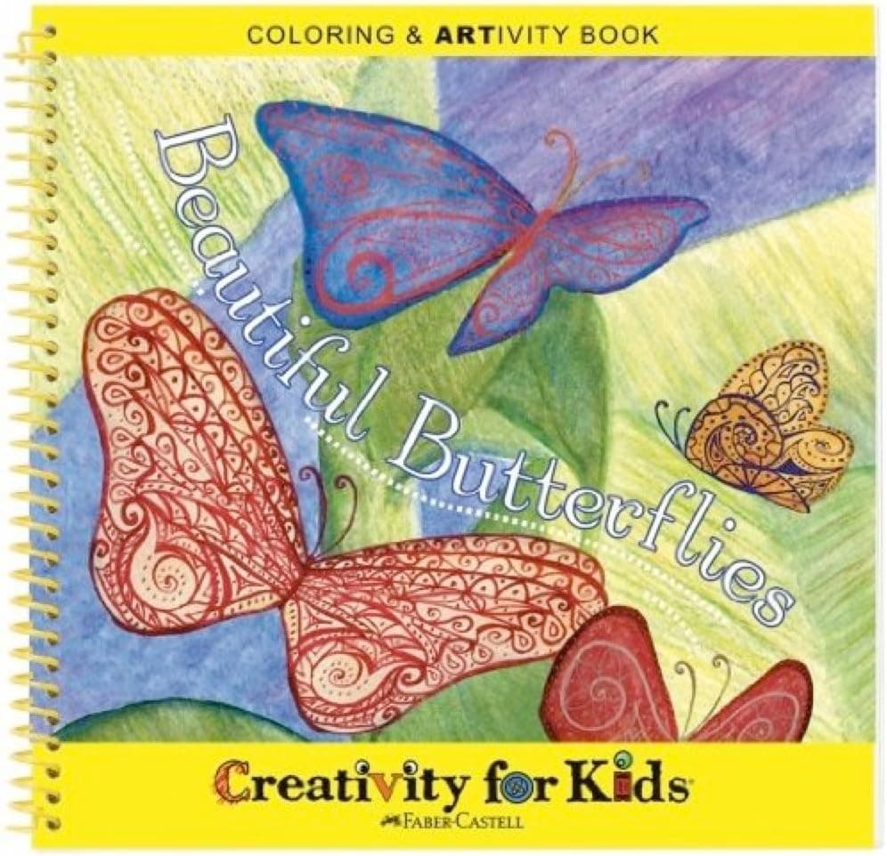 Faber-Castell Creativity For Kids Coloring & ARTivity Book: Beautiful Butterflies