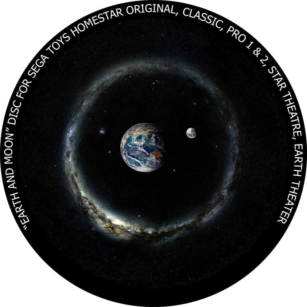 Earth and Moon - disc for Sega Toys Homestar Classic/Flux/Original Planetarium