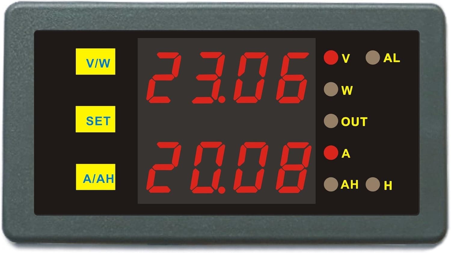 Full Programmable DC Combo Meter DC 0-90V 0-200A Voltage Current Energy Power Watt Battery Monitor for Car Motorcycle Vehicle Automotive, etc …