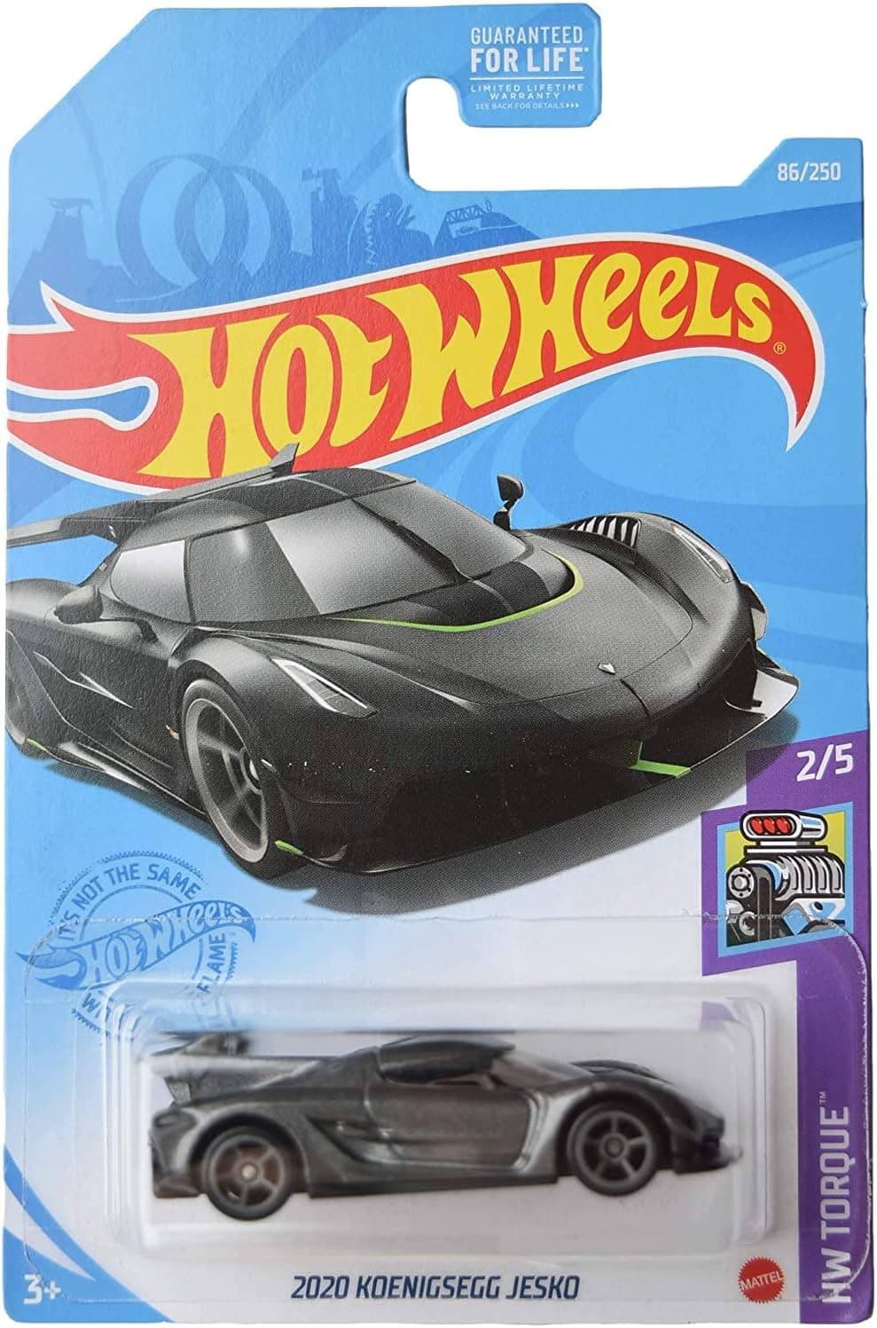 Hot Wheels 2020 Koenigsegg Jesko, [Gray] 86/250 Torque 2/5