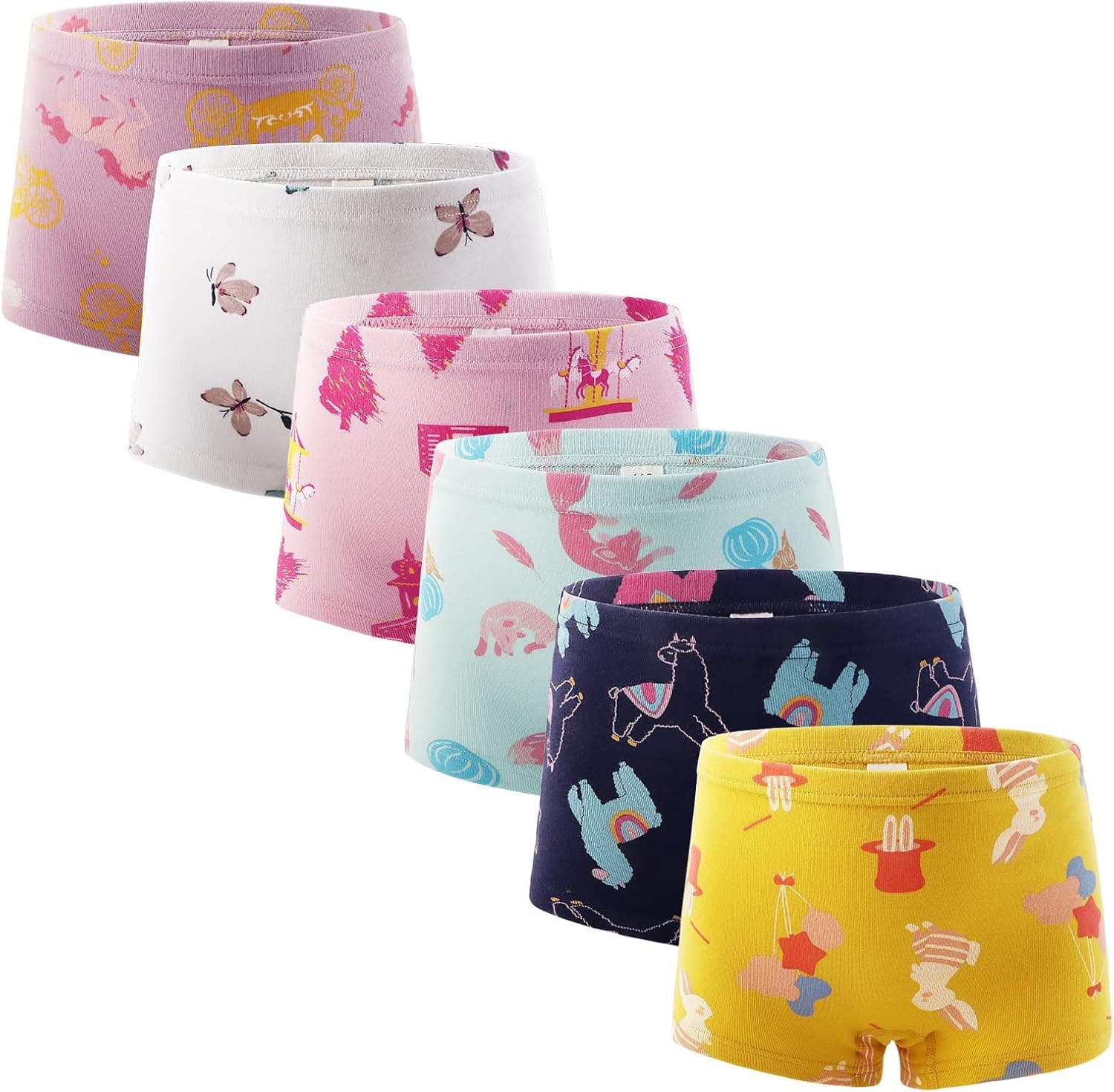 Boboking Soft Cotton Girls' Panties Boyshort Little Girls' Underwear Toddler Undies