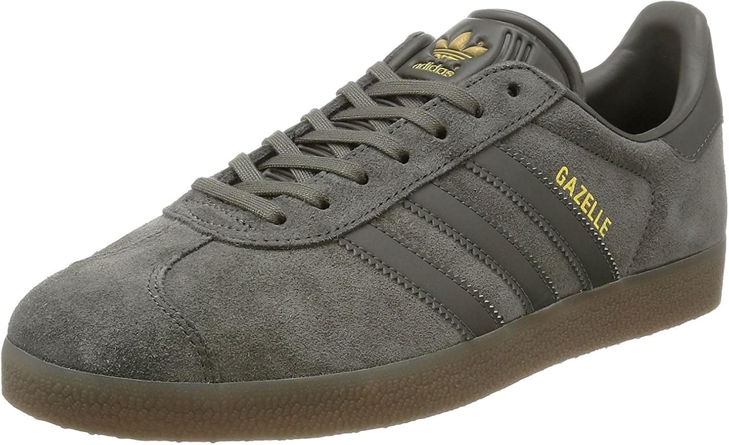 adidas Mens Gazelle Gray/Gum Suede