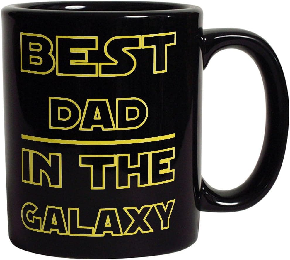 Best Dad in The Galaxy Mug - 11 oz Coffee Cup For Father Funny Dad Gift