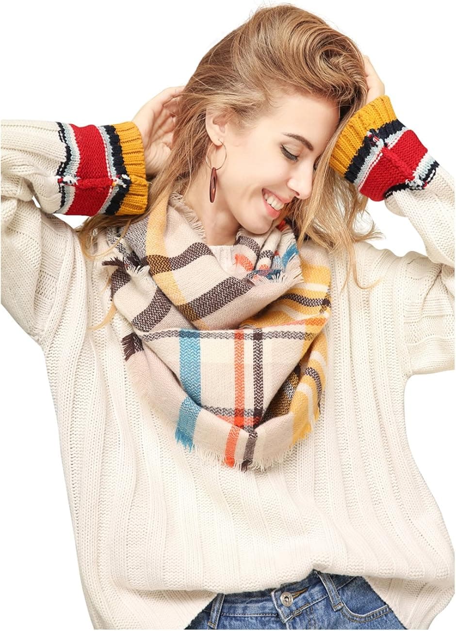 Infinity Scarfs For Women Cashmere Cooling - Gryffindor Hijab Pashmina Prayer Shawl For Women