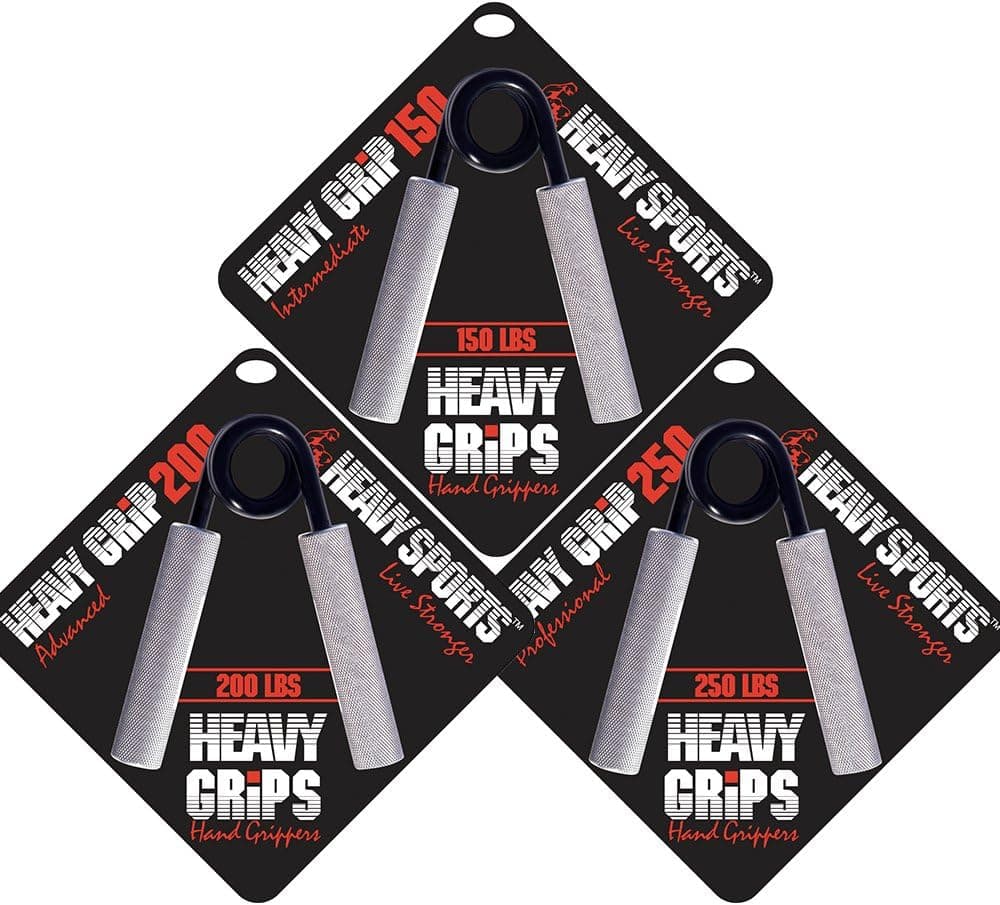 Heavy Grips Set - Grip Strengthener - Hand Exerciser - Hand Grippers for Beginners to Professionals