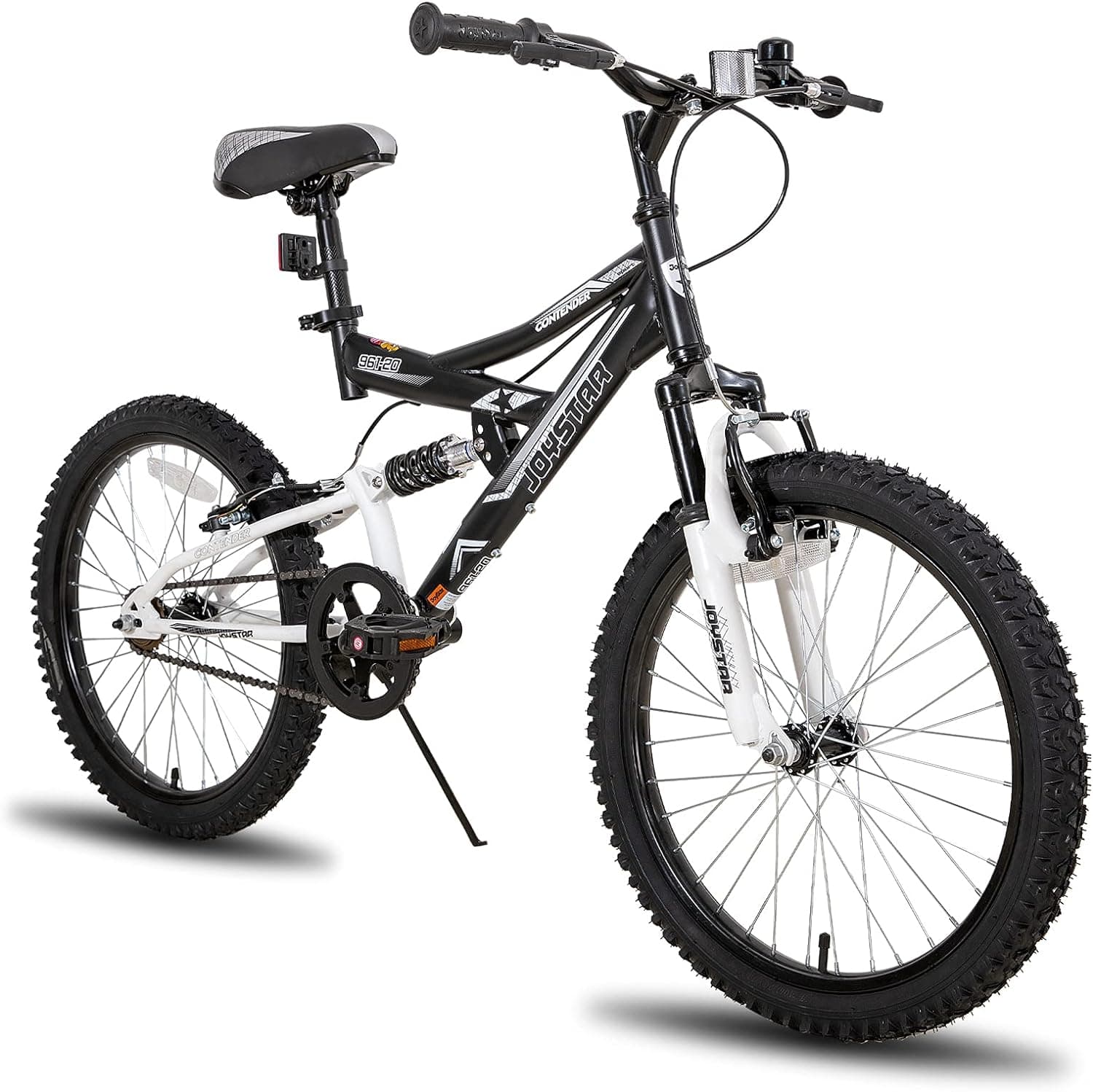 JOYSTAR 20" Mountain Bike for Boys & Girls Ages 7-13 Years Old, 20 Inch Kids Bike with Full Dual-Suspension, Multiple Colors
