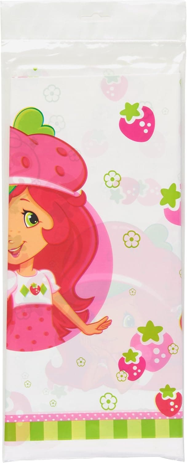 American Greetings Strawberry Shortcake Plastic Table Cover, 54 x 96