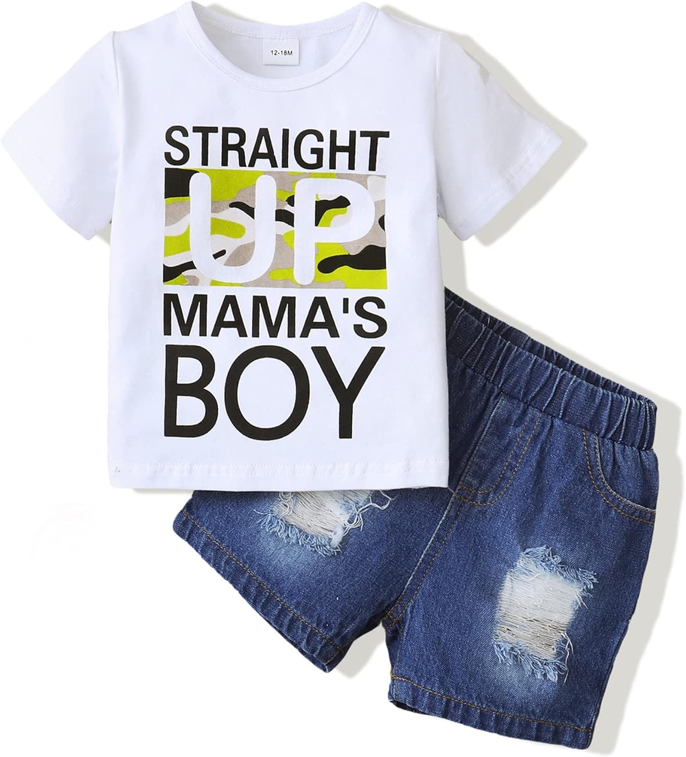 Mikrdoo Toddler Baby Boy Clothes Outfit Short Sleeve Shirt Shorts Set Summer Kids Outfits Little Boy Clothing