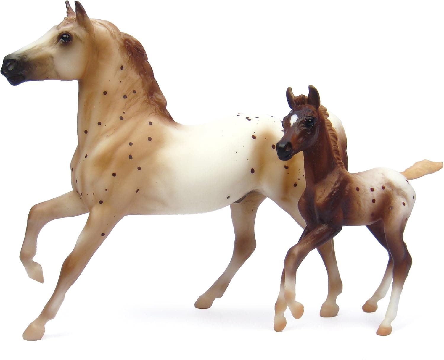 Breyer Semi-Leopard Appaloosa and Chestnut Blanket Appaloosa Foal
