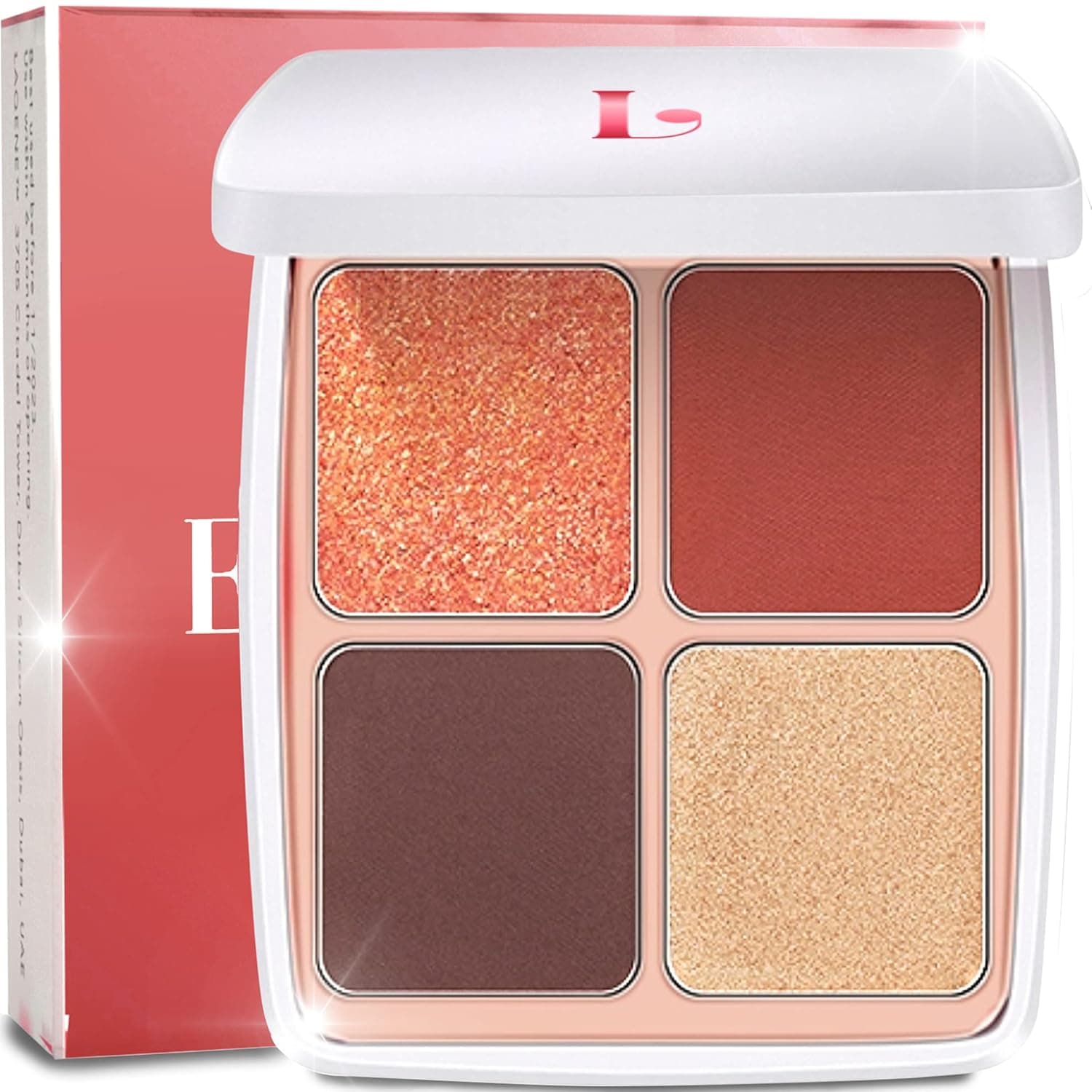 LAQENE Luxury Line: Eyeshadow - Moroccan Red City - Unforgettable Eyes. You look so beautiful. Ultra-Creamy Prismatic Color - Mysterious, Inviting, Must-Have. Rich Three-Dimensional Impression.