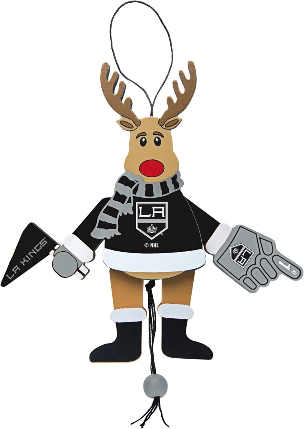 NHL Wooden Cheer Ornament