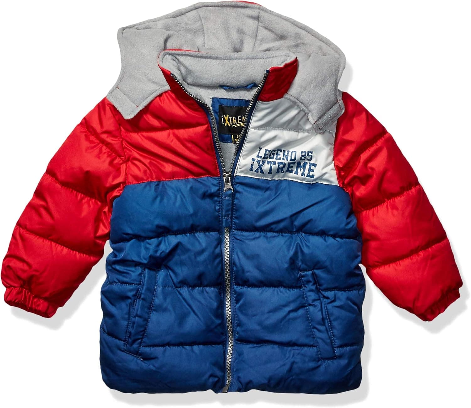 iXtreme Boys' Little Colorblock Puffer Jacket