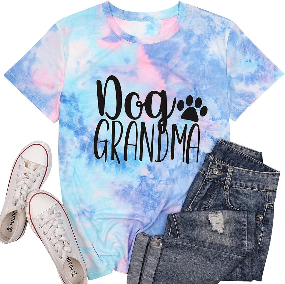 Grandma Shirt Fur Grandma Shirt Women Funny Dog Lover Tee Shirt Dog Nana Gift for Grandmother