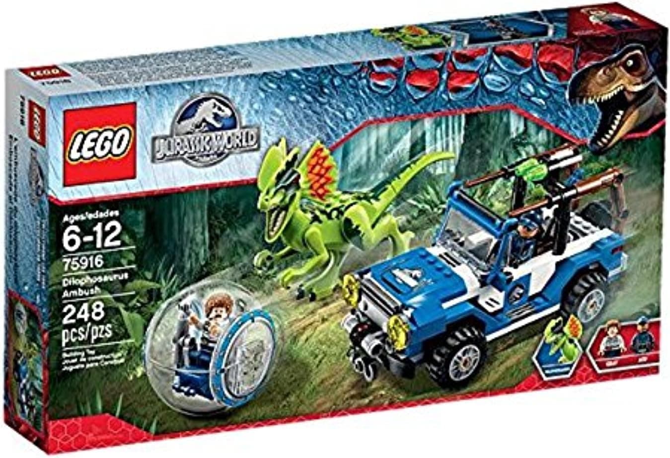 LEGO Jurassic World Dilophosaurus Ambush 75916 Building Kit