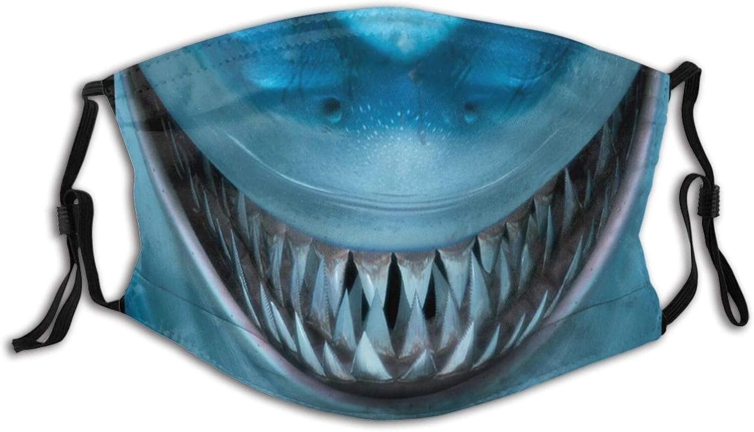 Face Mask Shark Mask Funny Mouth Adjustable Cloth Pocket Washable Reusable Bandanas Balaclava Animal With 6 Filter for adults teens