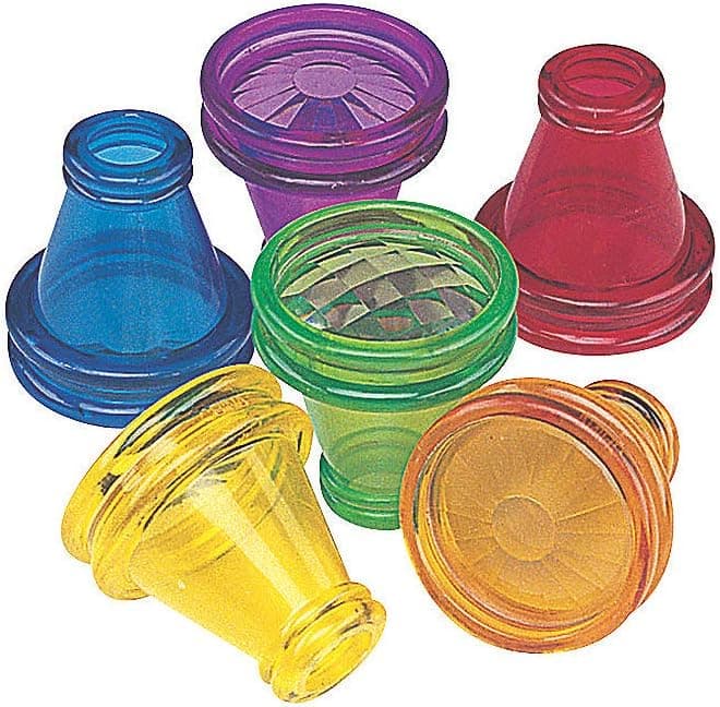 Fun Express Transparent Prism Kaleidoscope Toys (Bulk Set of 12) Novelty Party Favors and Giveaways
