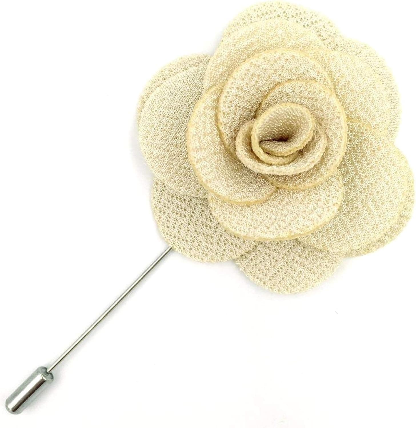 S&W SHLAX&WING Assorted Fashion Mens Lapel Flowers Handmade Boutonniere Stick Pin Wedding