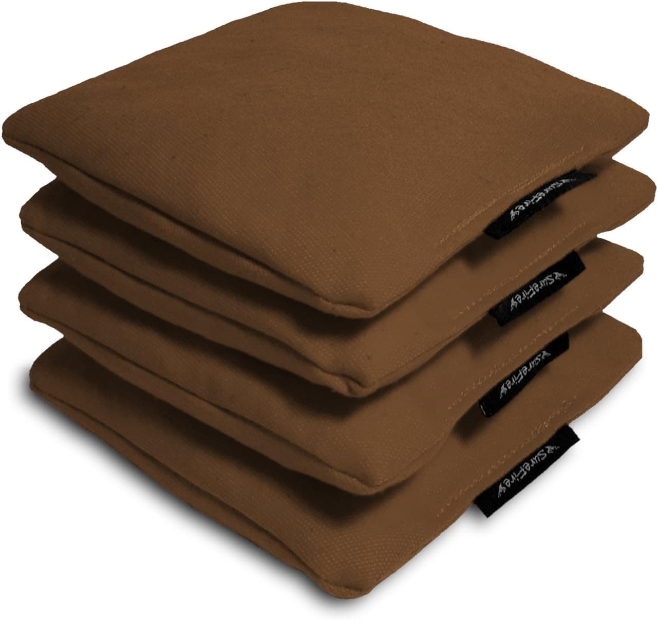 SureFire Cornless Cornhole Bags (Duck Cloth, Resin-Filled, Approx 15oz) - Set of 4