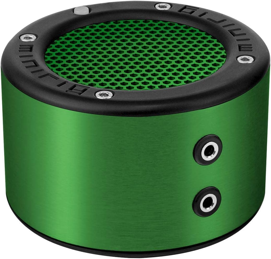 MINIRIG Mini Portable Rechargeable Bluetooth Speaker - 30 Hour Battery - Premium Stereo Sound - Green