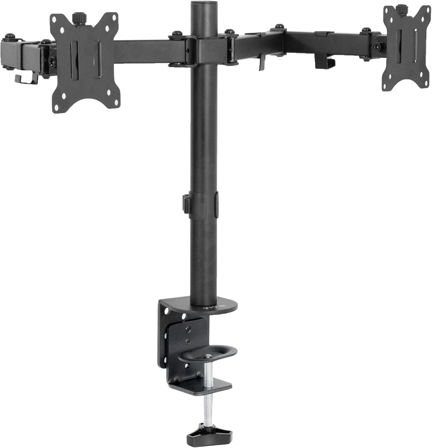 VIVO Dual 13 to 30 inch LCD Monitor Desk Mount, Fully Adjustable Stand with Tilt and Swivel, Holds 2 Screens with Max VESA 100x100, STAND-V200B