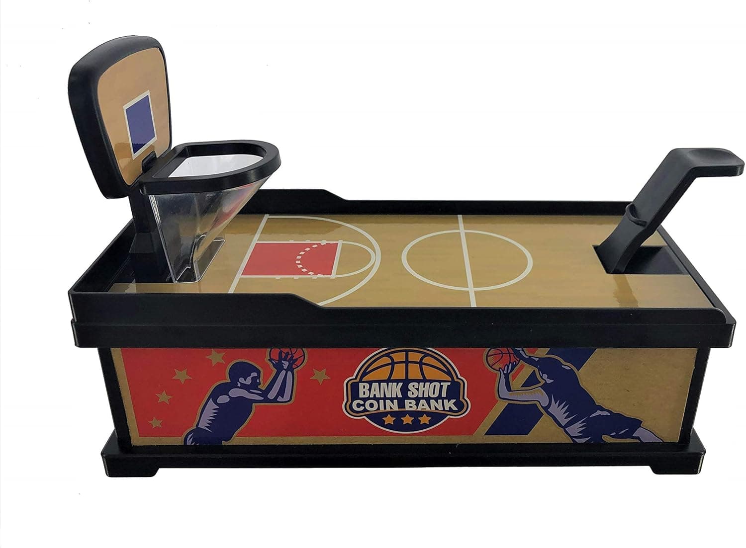 Fox Valley Traders Playmaker Toys Bank Shot Coin Shooting Basketball Coin Bank