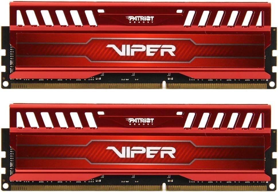 Patriot Viper 3 Series Venom Red DDR3 16GB 1600MHz (PC3 12800) Memory Kit PV316G160C9KRD