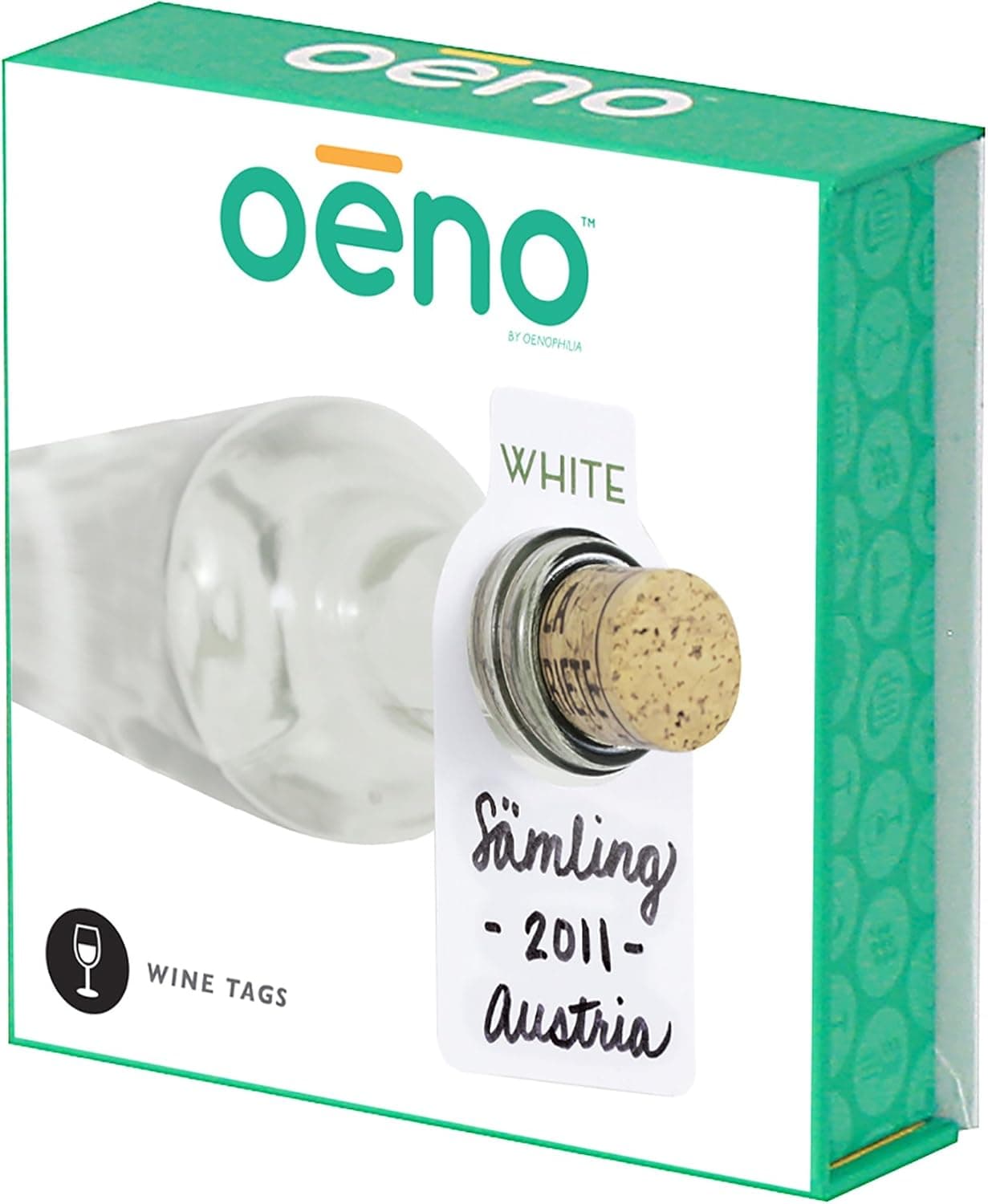100 Oenophilia Winetag Cellar Set with Permanent Pen
