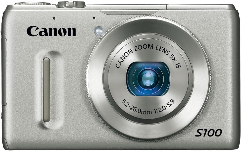 Canon PowerShot S100 12.1 MP Digital Camera with 5x Wide Angle Optical Image Stabilized Zoom (Silver)