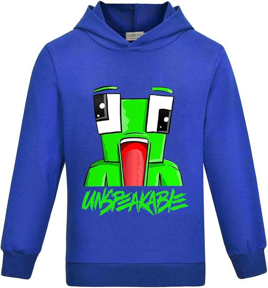 Boys Hoodies Kids Childrens YouTubes Clothes Fashion Blue Red Costume