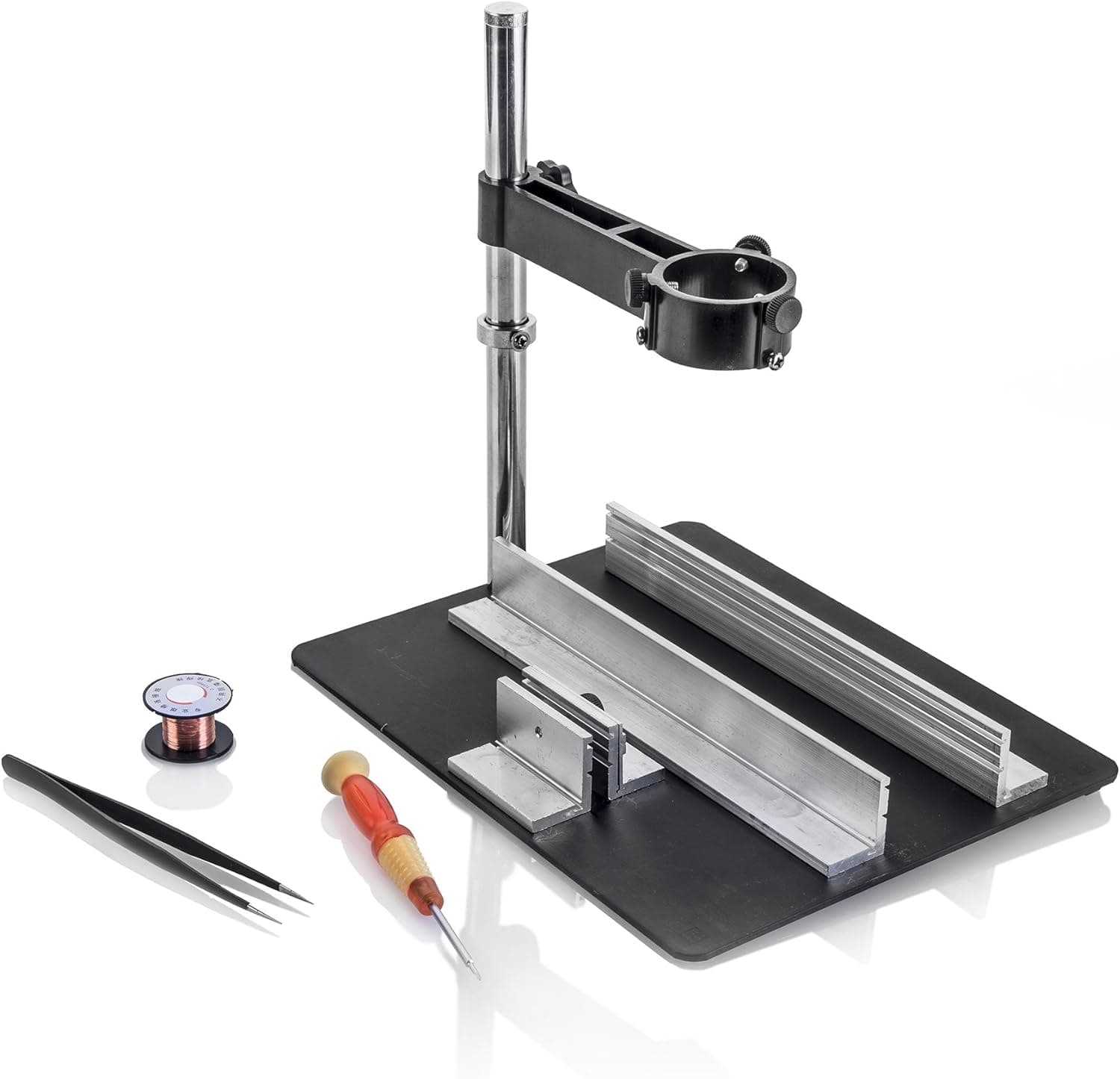 X-TRONIC MODEL XTR-2010-XTS Magnetic Hands Free Soldering Circuit Board Holder w/Hot Air Gun Bracket