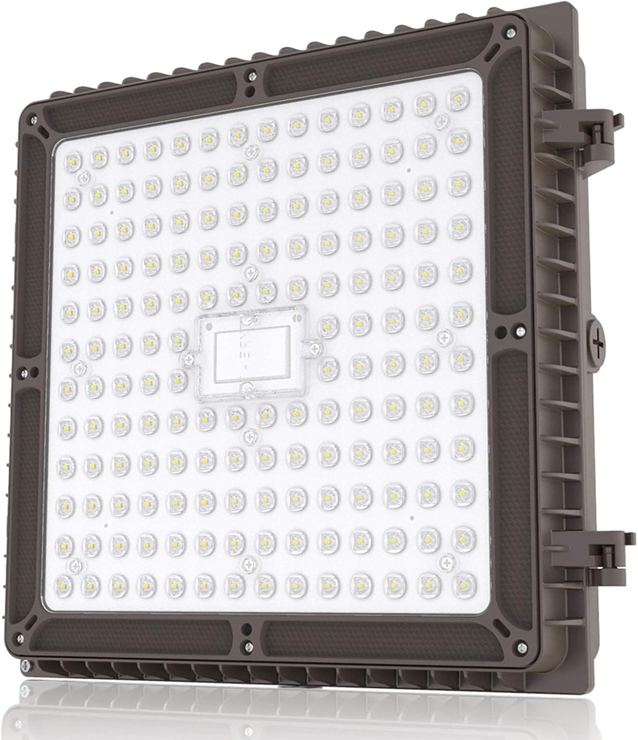 HYPERLITE 100W LED Canopy Light Dimmable 13,000LM 5000K 100-277VAC 13.2" x 13.2" IP65 Waterproof for Warehouse,Parking Garage,Patio,Area Lighting