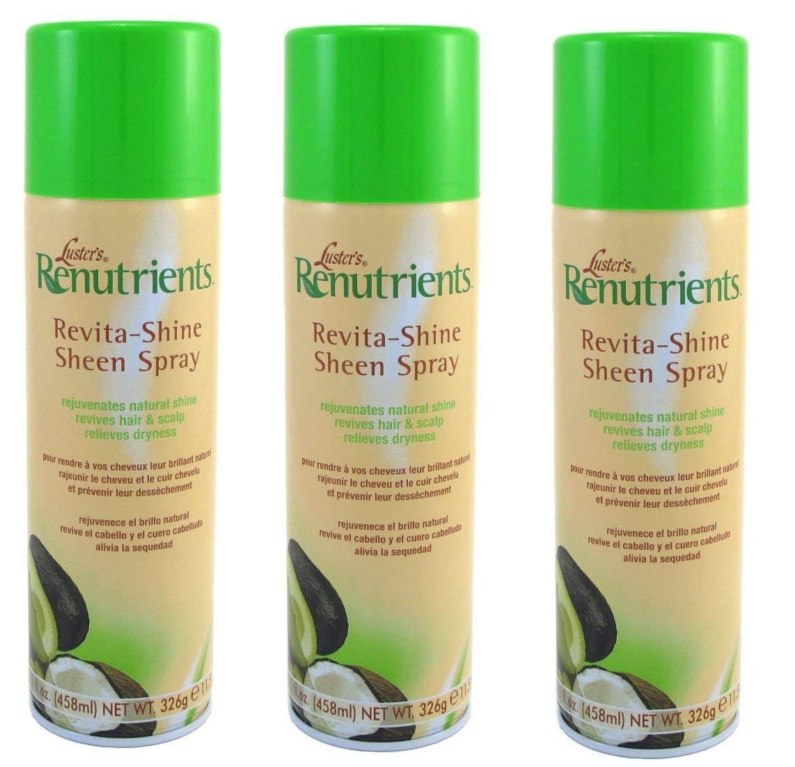 [VALUE PACK OF 3] LUSTER'S RENUTRIENTS REVITA-SHINE SHEEN SPRAY 11.5 OZ