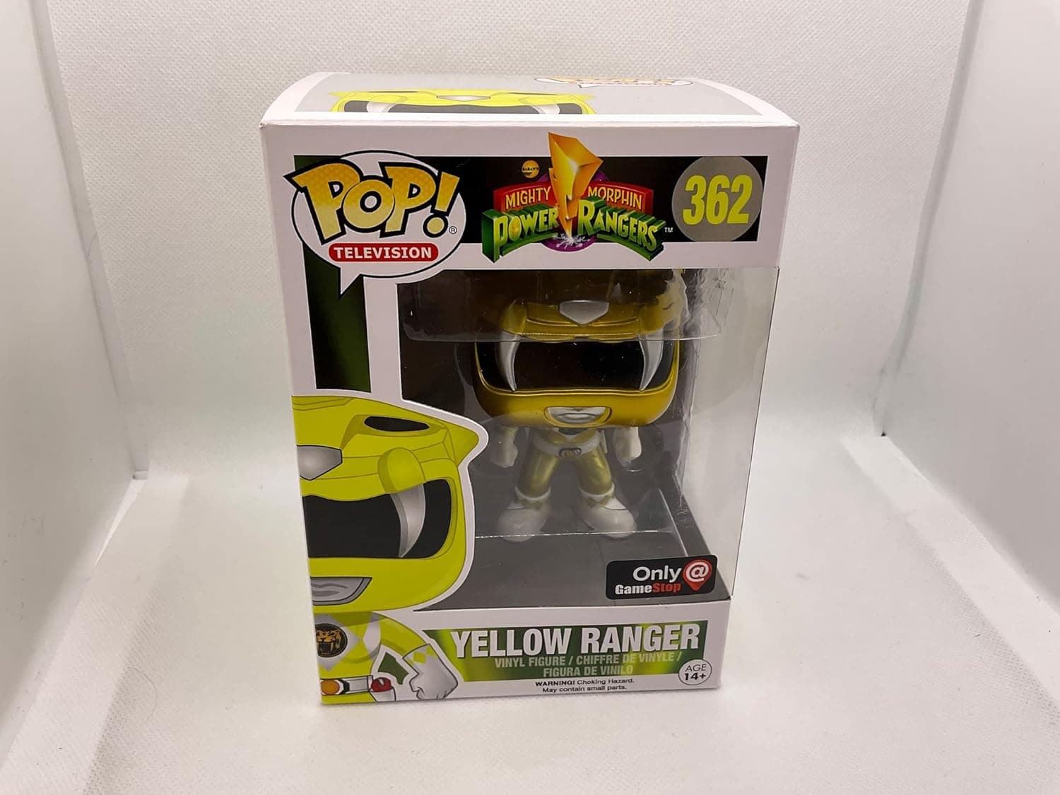 Funko Pop! Television Mighty Morphin Power Rangers Yellow Ranger #362 (Metallic Exclusive)