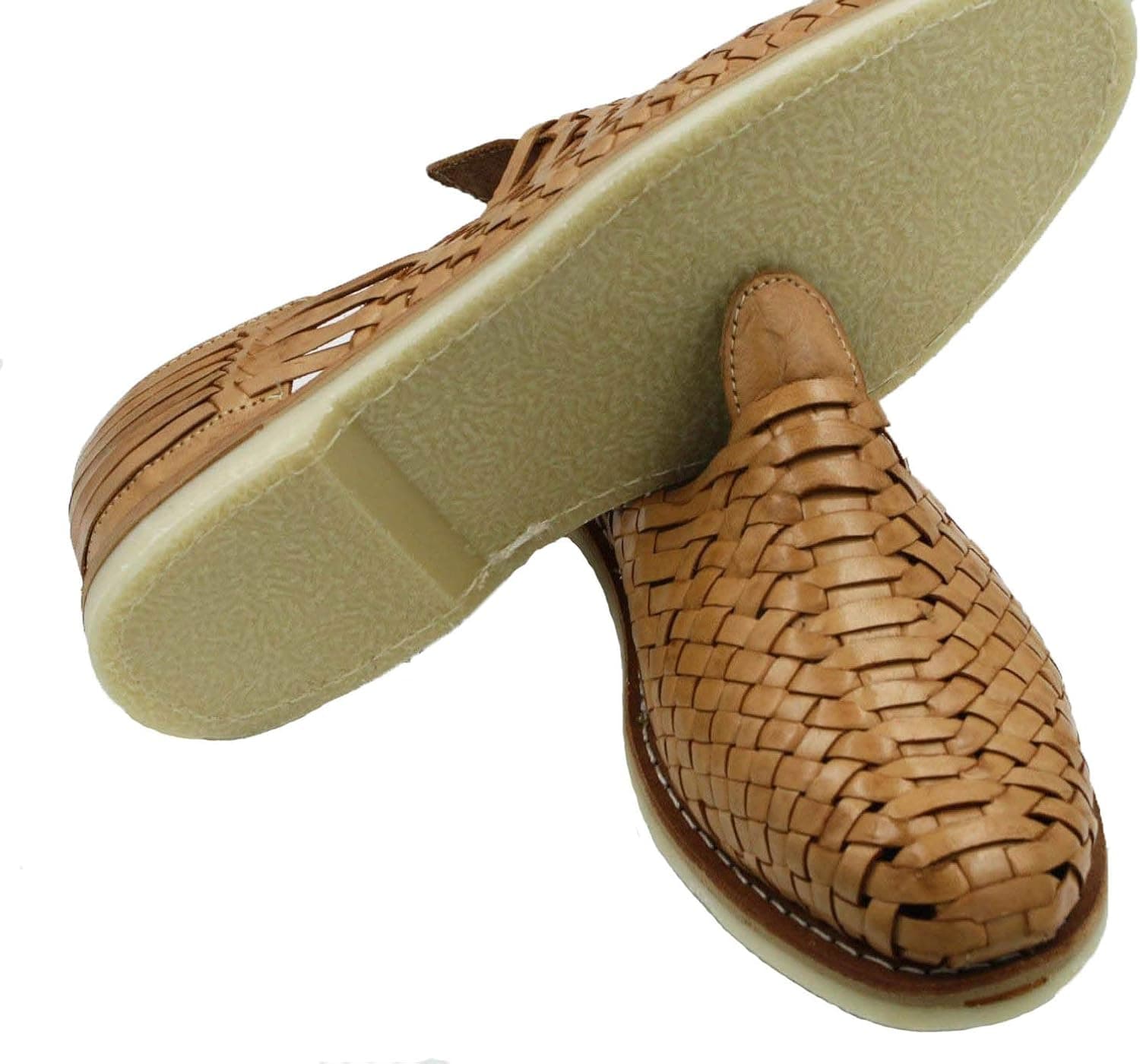 Dona Michi Men's Genuine Leather Mexican Huaraches Close Toe Quality Sandals