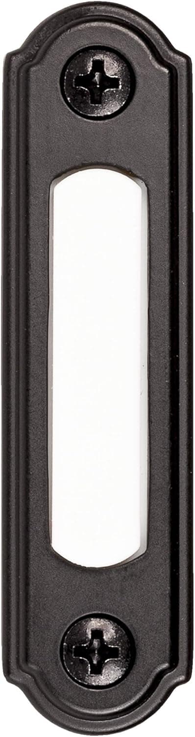Heath/Zenith SL-260-03 Wired Lighted Push Button, Antique Brass
