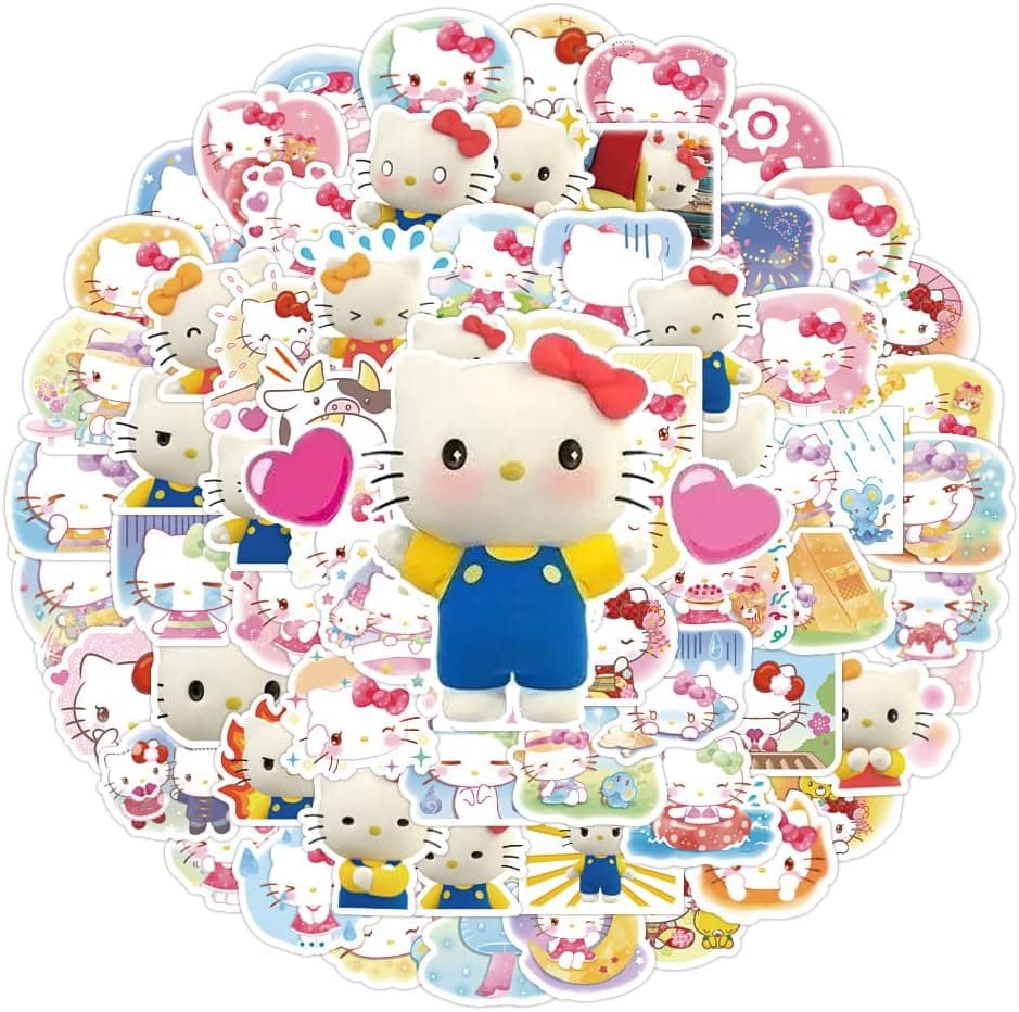 Stickers for Kids, 100pcs Cute Waterproof Vinly Stickers for Laptop,Skateboard, Scrapbook, Luggage, Phone, Gift for Boys, Teen… (Cute Stickers)