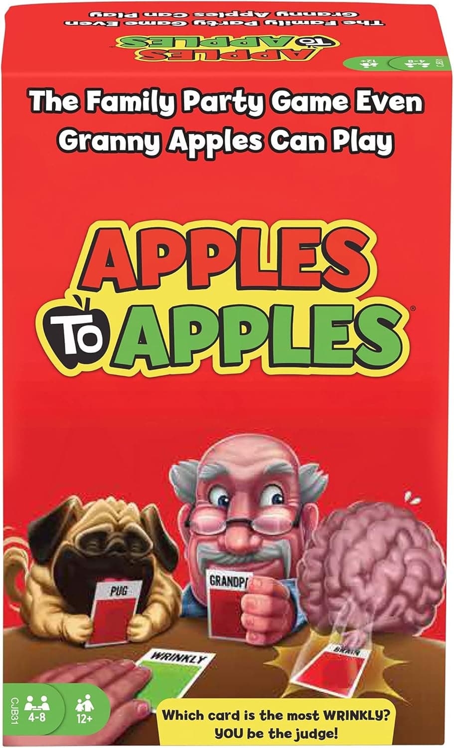 Apples to Apples Card Game, Family Game for Game Night with Family-Friendly Words to Make Crazy Combinations