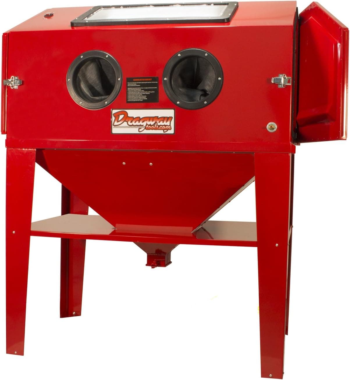 Dragway Tools Model 90 Sandblasting Cabinet with Gun and Nozzles