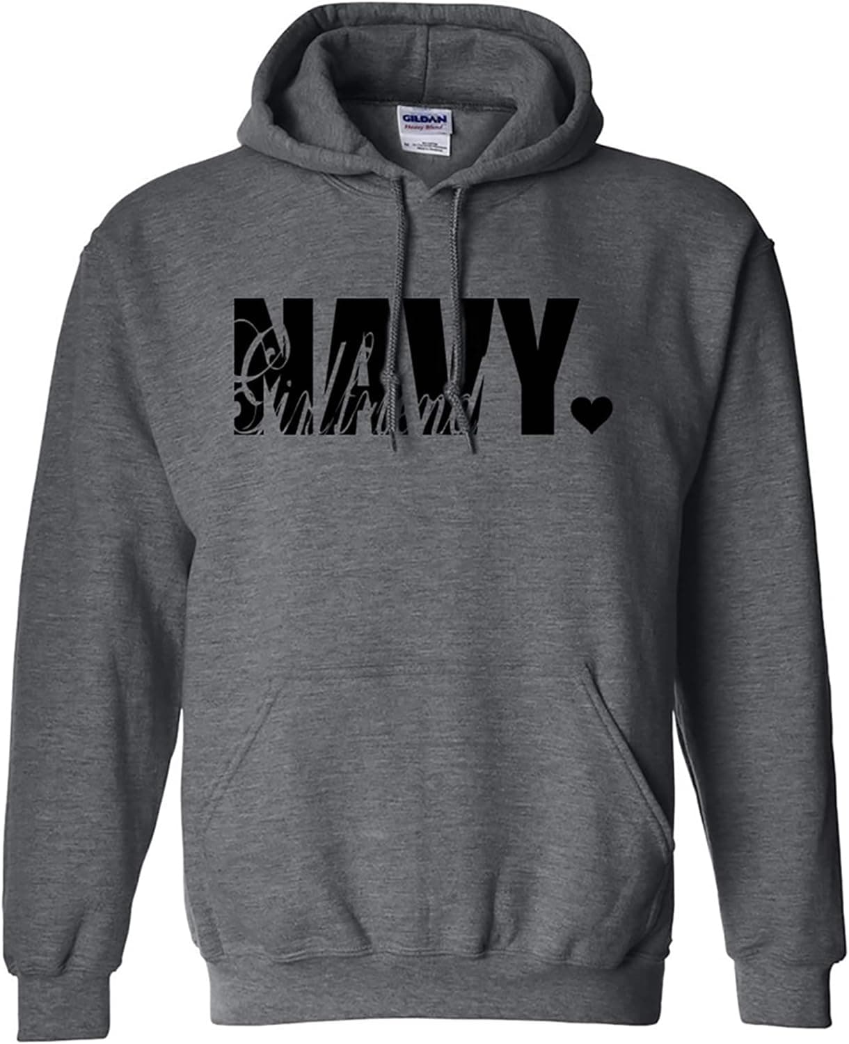 zerogravitee Navy Girlfriend Hooded Sweatshirt