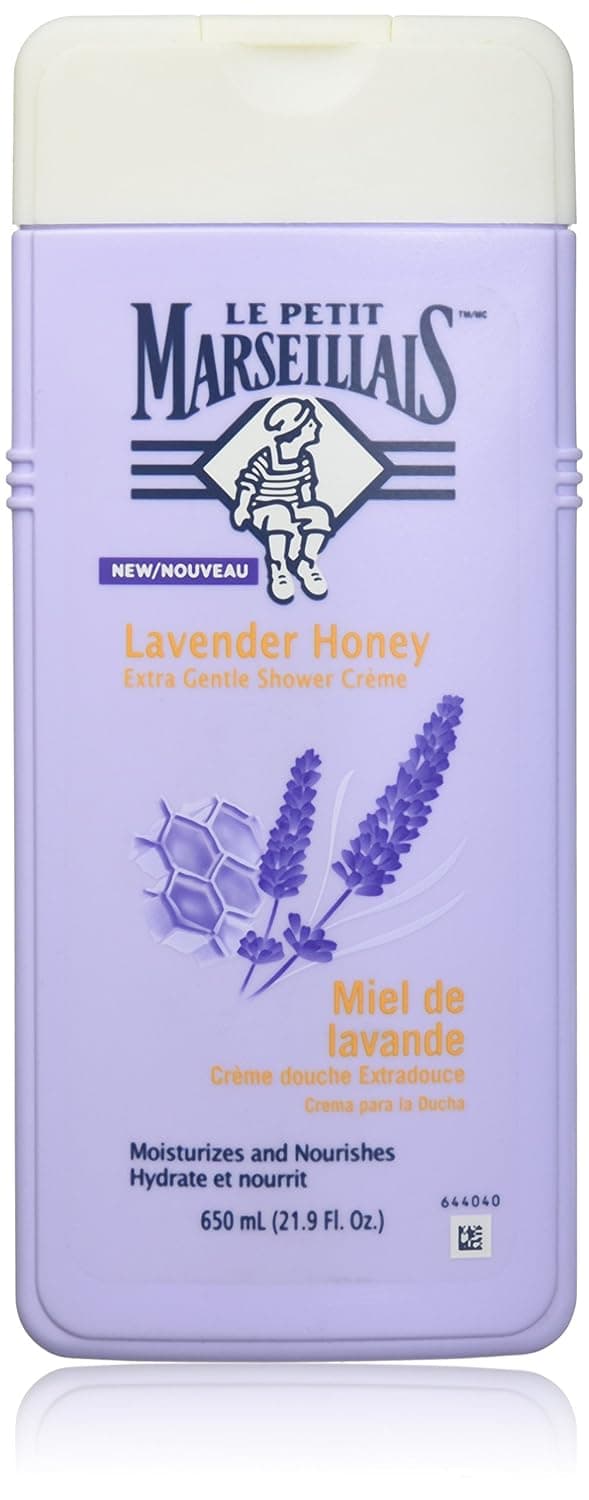 Le Petit Marseillais Extra Gentle Shower Creme Lavender Honey Body Wash 650 Ml, 21.9 Fluid Ounce