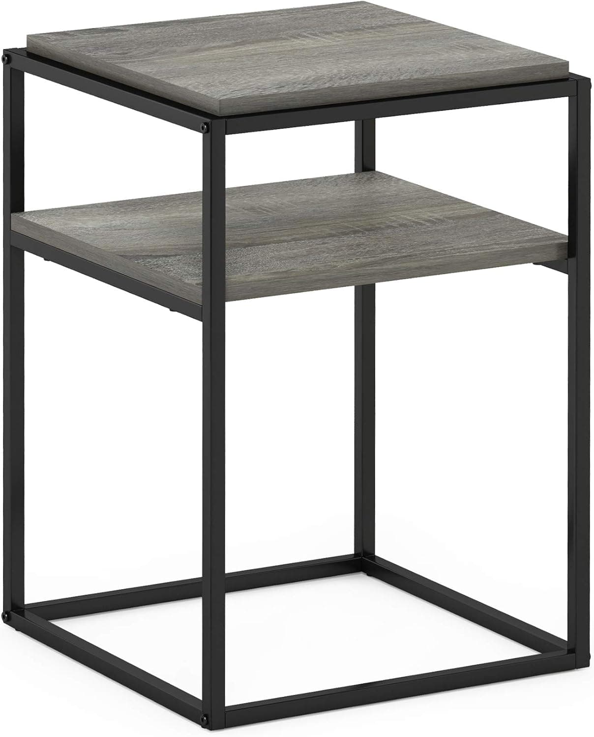 Furinno Moretti Modern Stackable Shelf, French Oak Grey