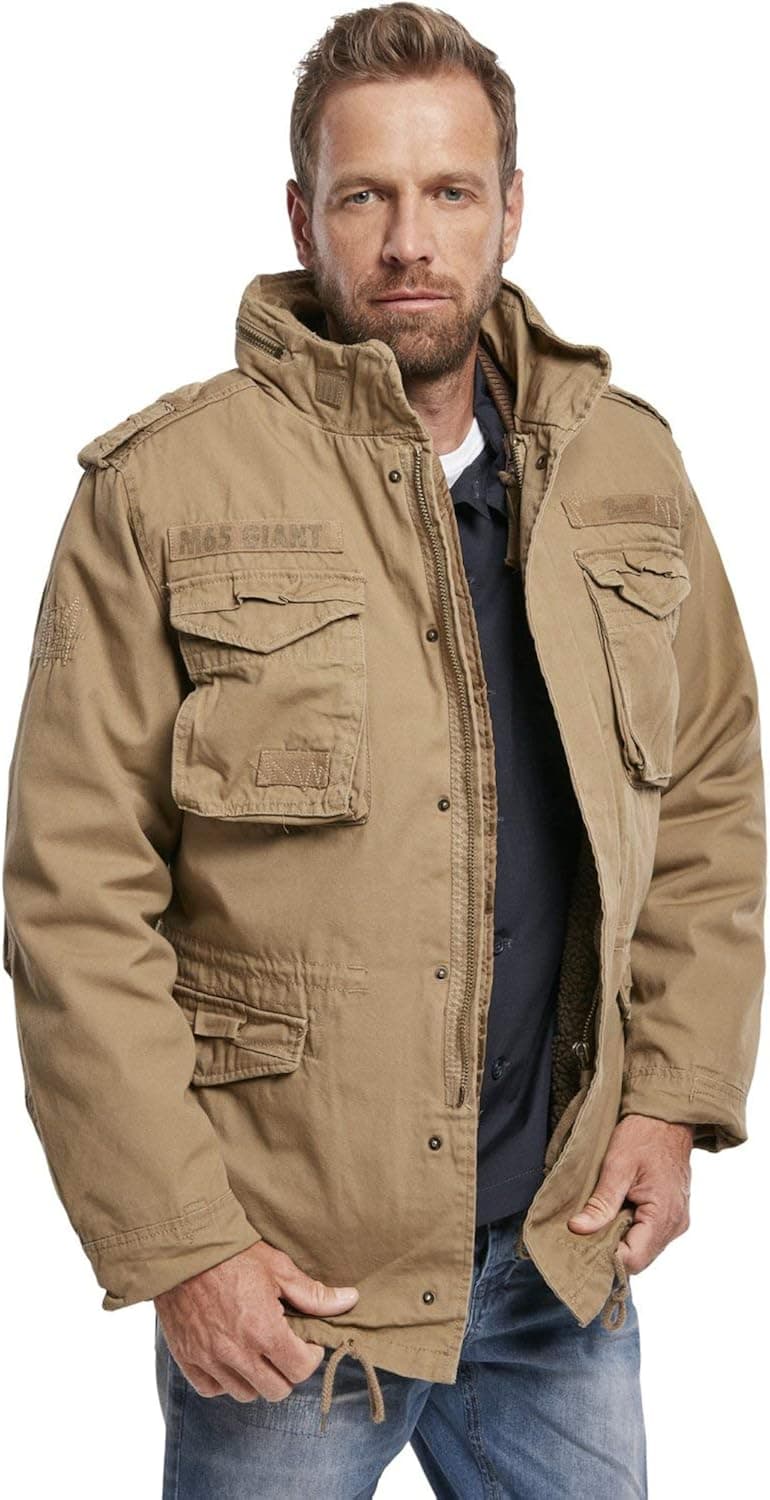 Brandit Men's M-65 Giant Jacket - Camel
