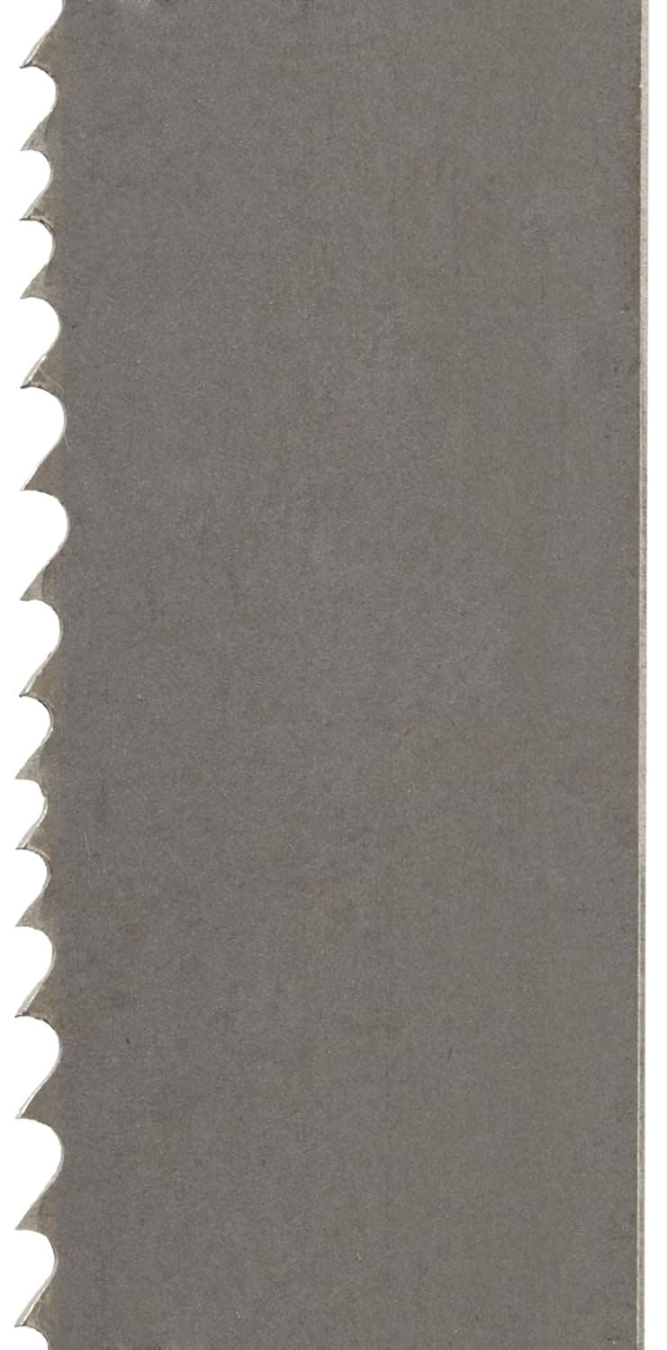 Starrett Versatix MP Band Saw Blade, Bimetal, Intenss Tooth, Raker Set, Positive Rake, 151" Length, 3/4" Width, 0.035" Thick, 10-14 TPI