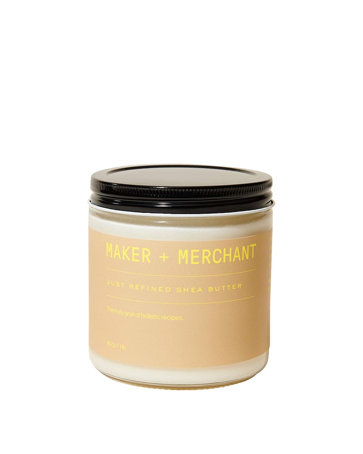 Fair Trade Certified Organic Refined Shea Butter (1 lb)- Perfect for DIY Skincare, Soap Making, Moisturizing Dry Skin and Hair