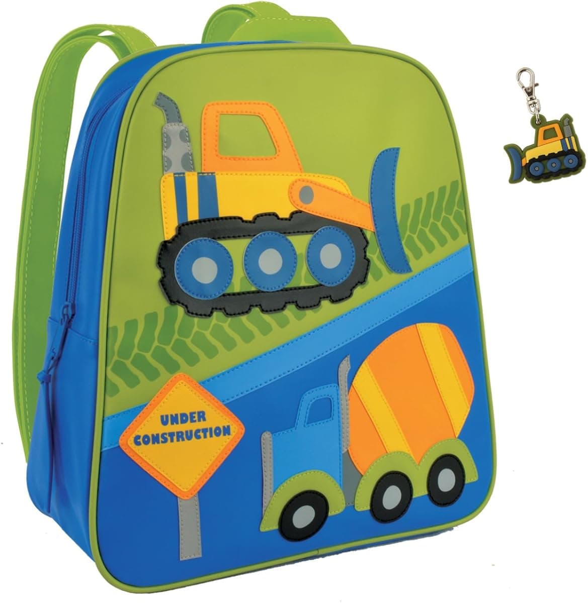 Stephen Joseph Construction Backpack with Bull Dozer Zipper Pull - Boys Backpacks